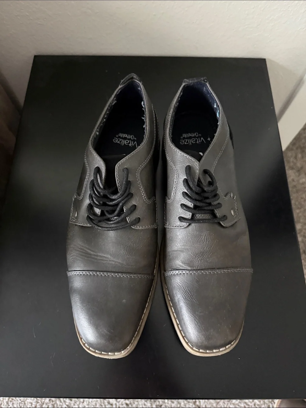 Sonoma Cody grey lace-up oxfords featuring Vitalize by Ortholite insoles